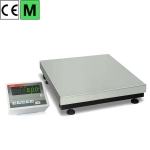 wagi platformowe 1-czujnikowe, magazynowe, techniczne - BA/K na kablu max: 300g&divide;300kg odczyt: 0,1g&divide;100g wyświetlacz: LED / LCD miernik: aluminium lakierowane szalka: nierdzewna